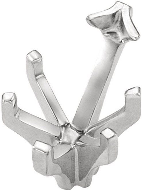 Nice Looking 14kt White Gold 6Prong VEnd Shank Jewelry Finding for Pear Gemstone Size 5.50 x 3.50mm to 12 x 7.50mm