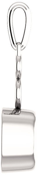 Double Open Circle Decorated Bezel Set Soiltaire Pendant Mounting for Cushion Gemstone Size 5mm to 15mm