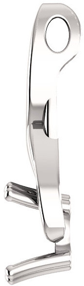 Infiniti Style Solitaire Pendant Mounting for Round Gemstone Size 4.10mm to 12mm