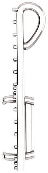 Halo Accented Pendant Mounting for Square Gemstone Size 5mm to 10mm