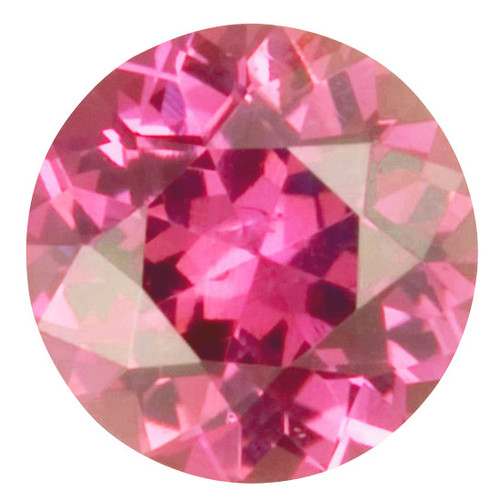 Pink Sapphire Gem in Round Cut, 0.86 carats, 5.90 x 5.86 x 3.52 mm, Pink Color