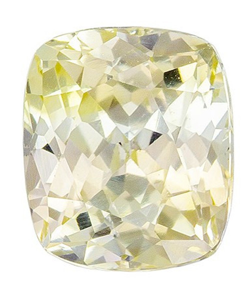 Stunning Sapphire - Cushion Cut - Vivid Yellow - 1.08 carats - 6 x 5mm