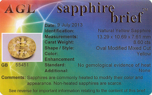 Yellow Sapphire Gemstones Natural Loose Genuine Yellow Sapphires