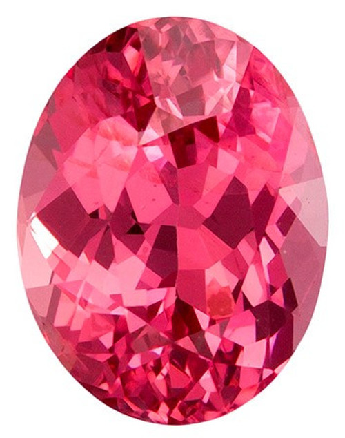 AfricaGems Certified Pink Spinel - Oval Cut - 1.13 carats - 6.9 x 5.3mm - Affordable Option