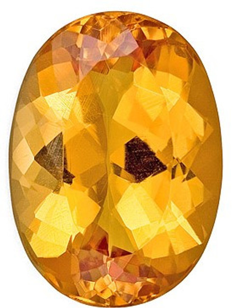 Loose Precious Topaz Gemstone, Oval Cut, 6.64 carats, 13.5 x 9.8 mm , AfricaGems Certified - A  Gem