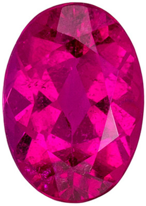 Oval Cut Rubellite Tourmaline - Fuchsia Pink - 0.76 carats - 6.9 x 4.8mm