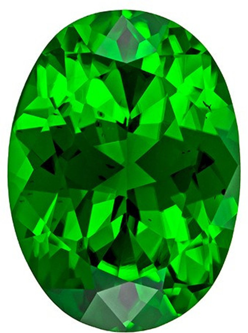 Top Gem Chrome Tourmaline - Genuine Gemstone - 0.96 carats - Oval Shape - 7.5 x 5.5mm - Low Price