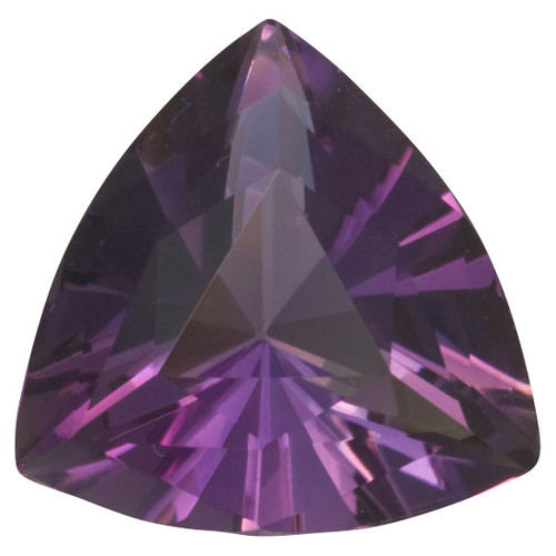 Loose Amethyst Gem - Trillion Cut - Purple Color - 17.69 carats - 19 x 18.80mm