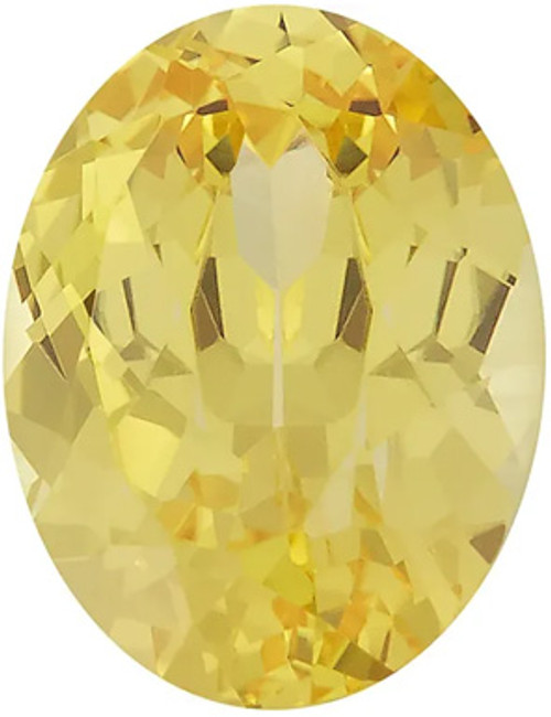 AGL Certified No Heat 8.6 carats Yellow Sapphire Loose Gemstone in