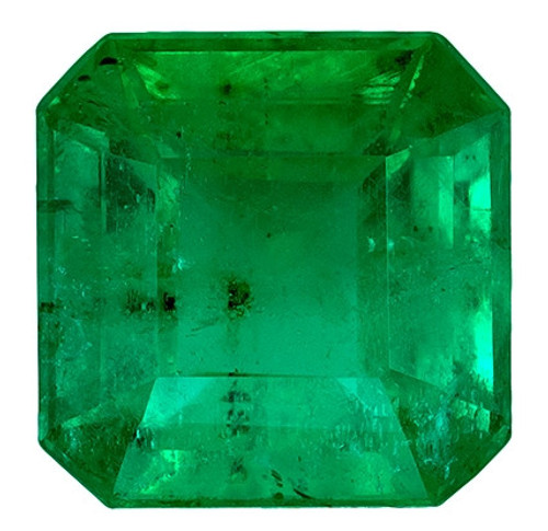 Low Price Emerald Gemstone 0.73 carats, Emerald Cut, 5.4 mm, with AfricaGems Certificate