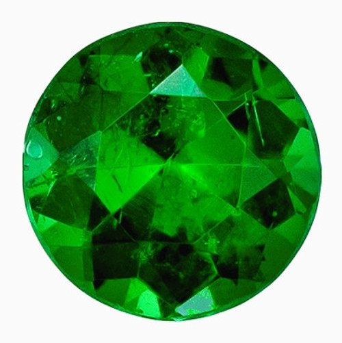 AfricaGems Certified Emerald - 0.26 carats - Round Cut - 4.3 mm - A Beauty