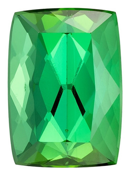 Impressive Blue Green Tourmaline Gemstone, 3.38 carats, Cushion Cut, 10.2 x 7.3 mm Size, AfricaGems Certified