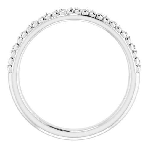 14 Karat White Gold .03 CDiamond Stackable Ring | AfricaGems