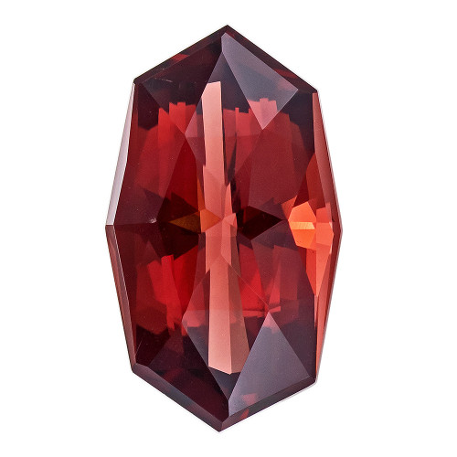 Red Rhodolite Fancy Cut Gemstone - 6.62 Carats - 15.6x9.1mm size