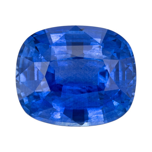 2.09 Carat Blue Sapphire Cushion Cut Gemstone, 8.2x6.8mm size | AfricaGems
