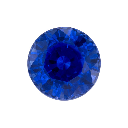 Blue Sapphire - Round Cut - 0.53 Carat - 4.5mm Size