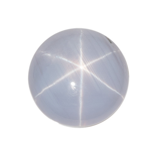 5.33 Carat Star Sapphire Round Cut Gemstone, 9.2x9.1mm size | AfricaGems