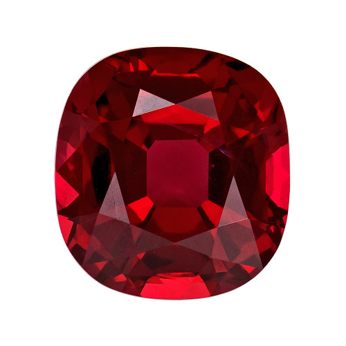 Red Spinel - Cushion Cut - 1.03 carats - 6.1x5.7mm