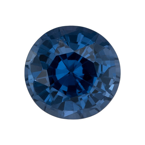 Blue Spinel - Round Cut - 1.37 Carat - 6.5mm