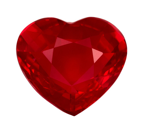 Ruby Heart 2.49 Carat - Rare Gemstone Company