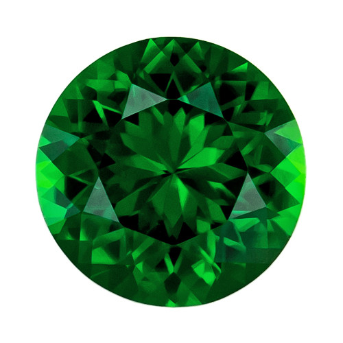 Chrome Tourmaline - Round Shape - Gemstone - 0.38 carats - 4.9mm