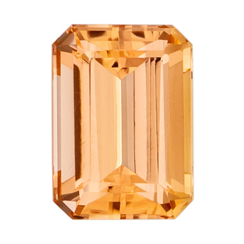 Gemstone Imperial Loose Topaz, 1.32 carats in Emerald Shape, 7.1 x 5.1mm