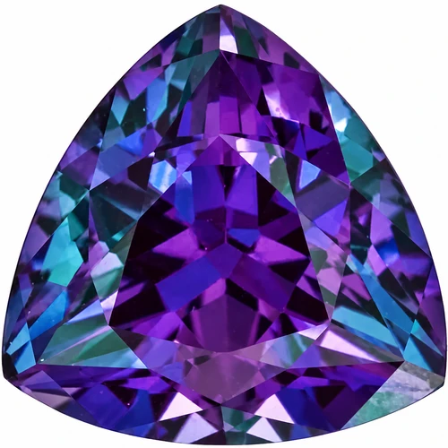 Alexandrite Trillion Cut in Grade GEM | Chatham Lab Stone Alexandrite