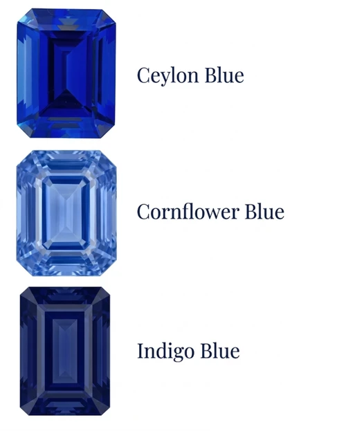 Chatham Lab Created Ceylon Blue Sapphire Gemstone – Octagon Cut – GEM Grade