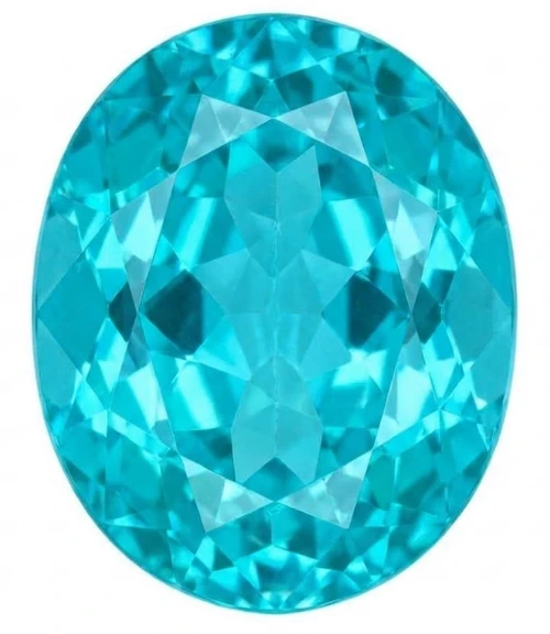 Chatham Lab Created Paraiba Blue Spinel Gemstone – Oval Cut – GEM Grade