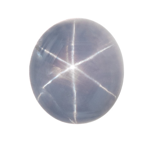 Rich Gray Star Sapphire - Oval Cut - 4.14 Carats - 9.5x8.5mm