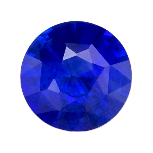 Round Blue Sapphire Pendant Stone - 0.47 Carats - 4.9mm