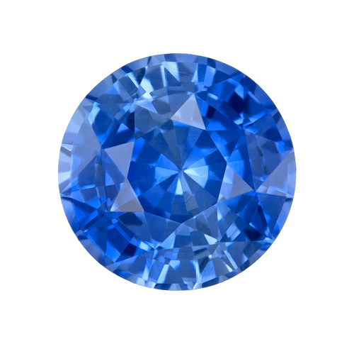 GIA Certified Blue Sapphire - No Heat - Round - 1.33 Carats - 6.41x6.36x4.24mm