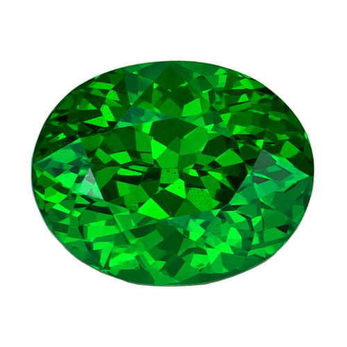 Oval Tsavorite Gemstone - 1.26 Carats - 7x5.6mm - Ring Stone