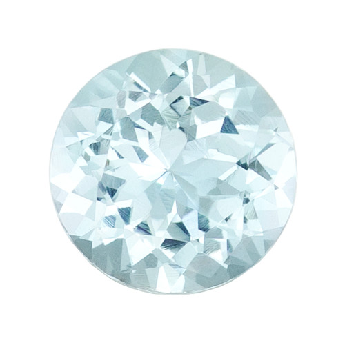 Aquamarine - Round Cut - Sky Blue Color - 1.05 carats - 7mm