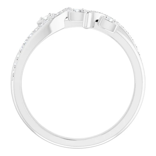 Stylish 0.20 Carat of Diamonds set in Platinum Diamond Ring