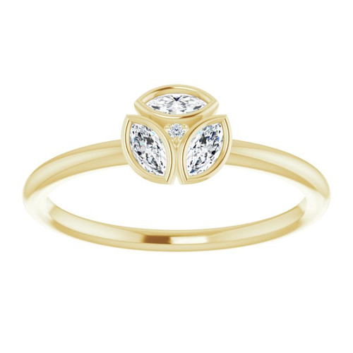 Buy 14 Karat Yellow Gold 0.25 Carat Diamond Ring..