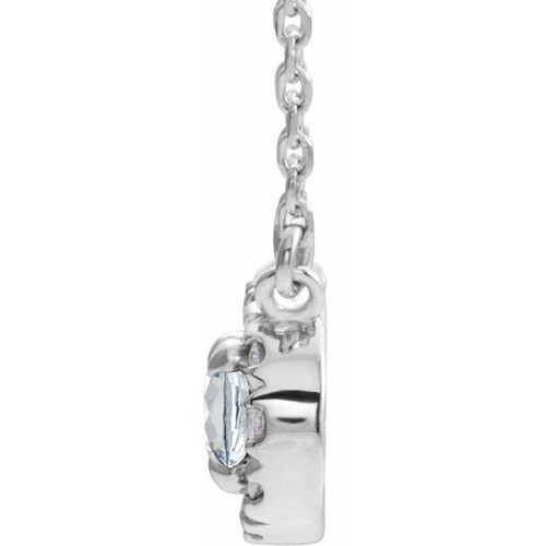 Platinum Diamond Necklace 1/3 Carat, 18 Inch - $2,275