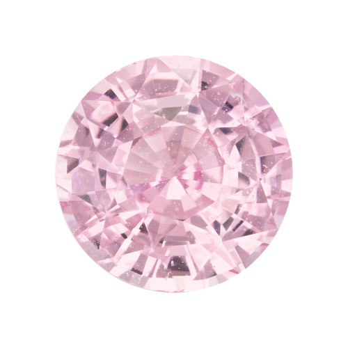Pink Sapphire Faceted Gem - Round Cut - 3.06 carats - 8mm