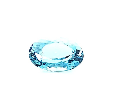 Oval 5.18 carats Blue Aquamarine, 12.2 x 10.64 x 7.24