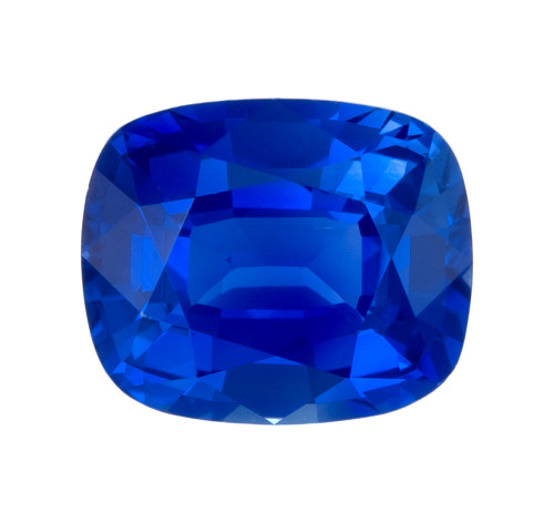 Blue Sapphire Pendant Stone - Cushion Cut - 0.85 carat - 5.9 x 4.9mm