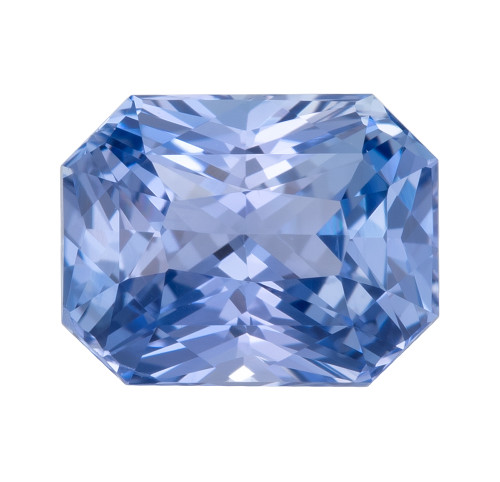 Faceted Gem - Blue Sapphire - Radiant Cut - 2.13 carats - 7.9 x 6.1mm