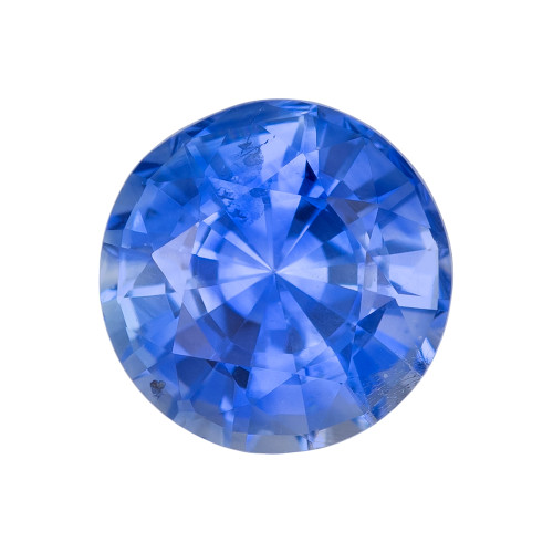 Genuine Blue Sapphire - Round Cut - 1.09 carats - 6mm