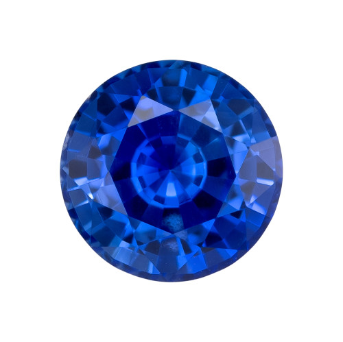 Natural Blue Sapphire - Round Cut - 1.31 carats - 6.5mm