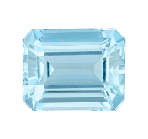 Genuine Aquamarine Emerald - 2.1 carats - 9 x 7.1mm