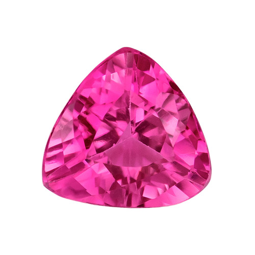 Buy 0.73 Ct Pink Tourmaline Gemstone, Trillion Cut, 5.9 mm