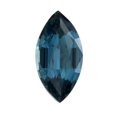 2.19 Carat Teal Blue Green Sapphire Stone, Marquise Cut, 12 x 6.2 mm