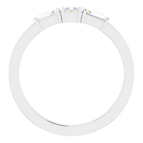 Platinum 1/5 CTW Natural Diamond Stackable Ring Platinum 1/5 CTW Natural Diamond Stackable Ring