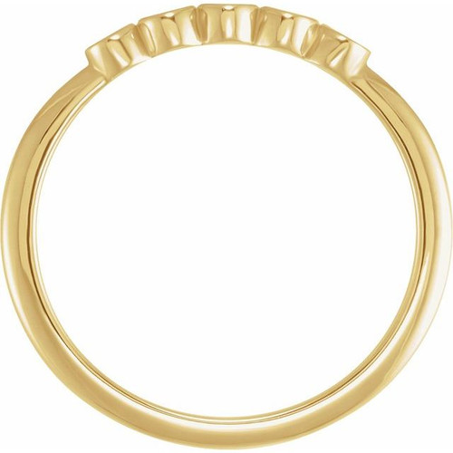 14K Yellow 1/8 CTW Rose-Cut Natural Diamond Stackable Ring 14K Yellow 1/8 CTW Rose-Cut Natural Diamond Stackable Ring