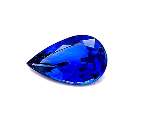 Pear 1.83 carats Blue Sapphire, 8.99 x 6.97 x 3.95