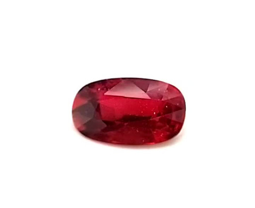 Antique Cushion Shape, 2.02 Carat, Fine Ruby Gemstone,, 8.42 x 6.05 x 4.23